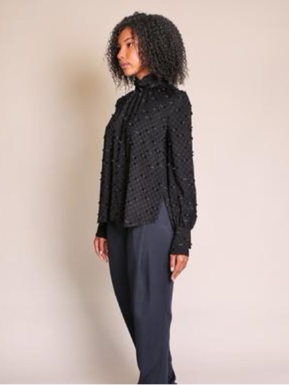 RACHEL COMEY RITE LASHES BLOUSE OVERSIZED SMALL